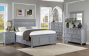CASTLILE Queen Bed, Gray - My Sweet Home Furniture (Queens, NY)