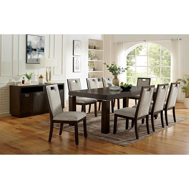 CATERINA Dining Table w/ 1 x 18" Leaf - My Sweet Home Furniture (Queens, NY)