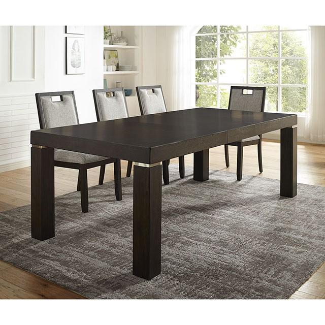 CATERINA Dining Table w/ 1 x 18" Leaf - My Sweet Home Furniture (Queens, NY)