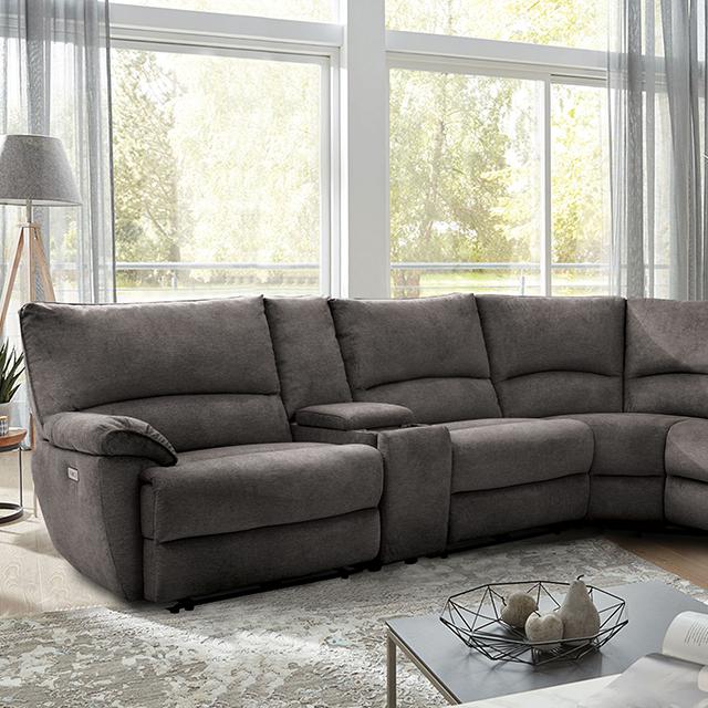 CERELIA Power Sectional, Gray - My Sweet Home Furniture (Queens, NY)