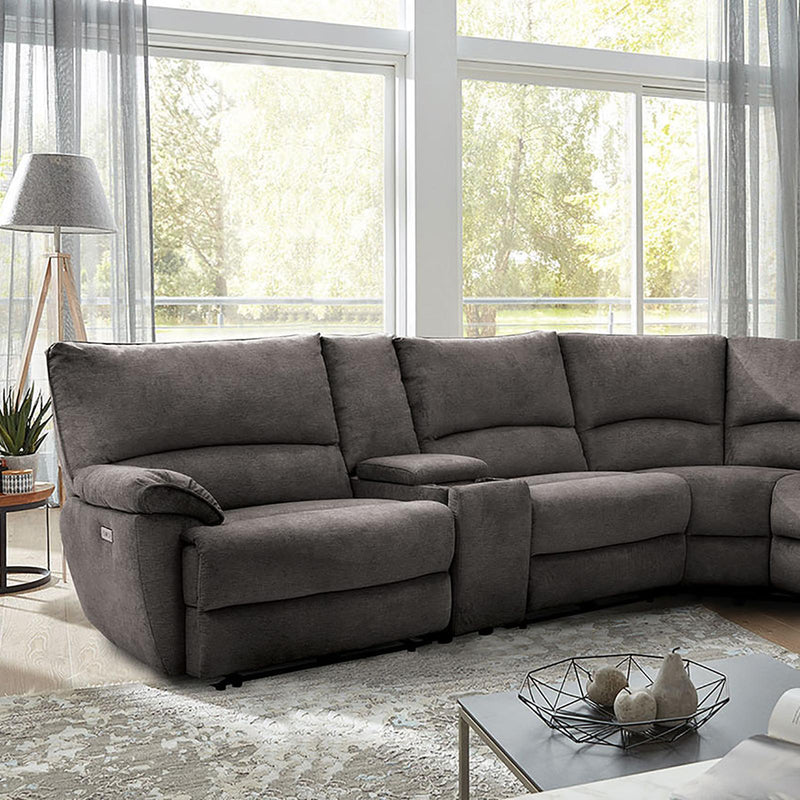 CERELIA Power Sectional, Gray - My Sweet Home Furniture (Queens, NY)
