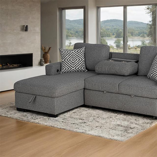 Chatham Sectional Gray - My Sweet Home Furniture (Queens, NY)
