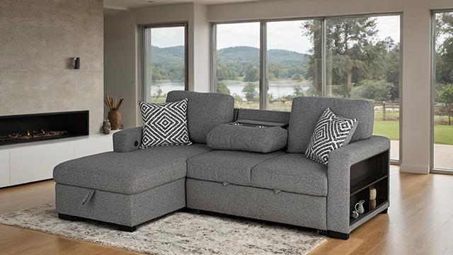 Chatham Sectional Gray - My Sweet Home Furniture (Queens, NY)