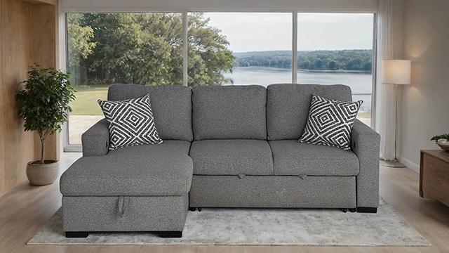 Chatham Sectional Gray - My Sweet Home Furniture (Queens, NY)