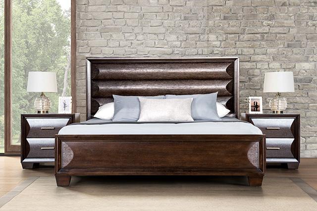 Chemnitz Bed Espresso & White - My Sweet Home Furniture (Queens, NY)