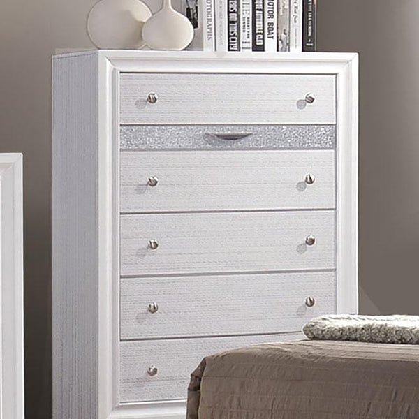 Chrissy White Chest - My Sweet Home Furniture (Queens, NY)