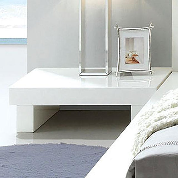 Christie Glossy White Night Stand - My Sweet Home Furniture (Queens, NY)