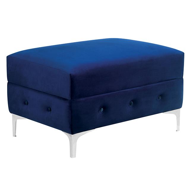 CIABATTONI Ottoman, Navy - My Sweet Home Furniture (Queens, NY)