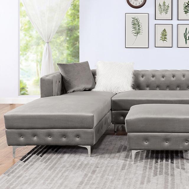 CIABATTONI Sectional, Gray - My Sweet Home Furniture (Queens, NY)
