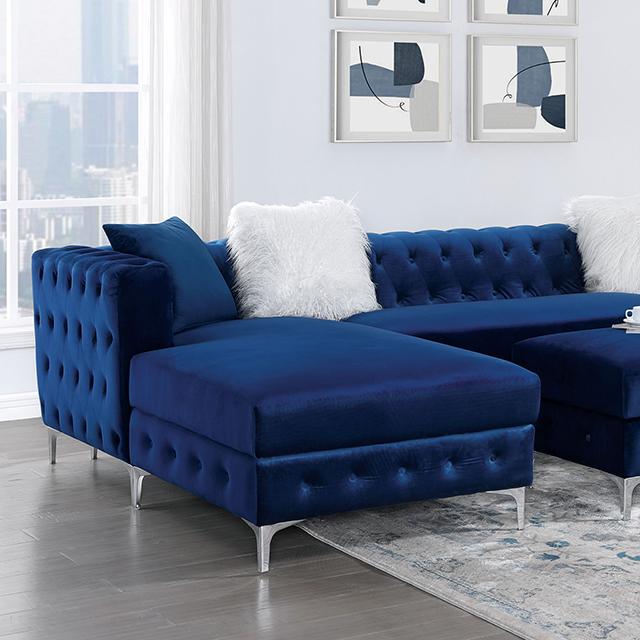 CIABATTONI Sectional, Navy - My Sweet Home Furniture (Queens, NY)