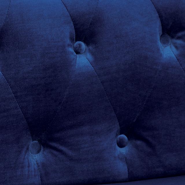 CIABATTONI Ottoman, Navy - My Sweet Home Furniture (Queens, NY)