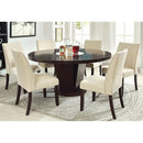Cimma Espresso Round Dining Table - My Sweet Home Furniture (Queens, NY)
