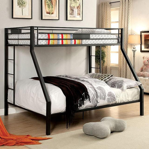 CLAREN Black Twin/Queen Bunk Bed - My Sweet Home Furniture (Queens, NY)