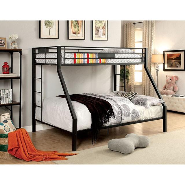 CLAREN Black Twin/Queen Bunk Bed - My Sweet Home Furniture (Queens, NY)