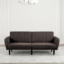 Aristide Futon Sofa Grey & Brown
