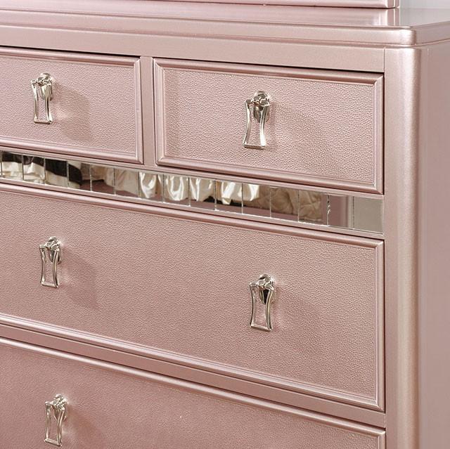Ariston Rose Gold Dresser - My Sweet Home Furniture (Queens, NY)