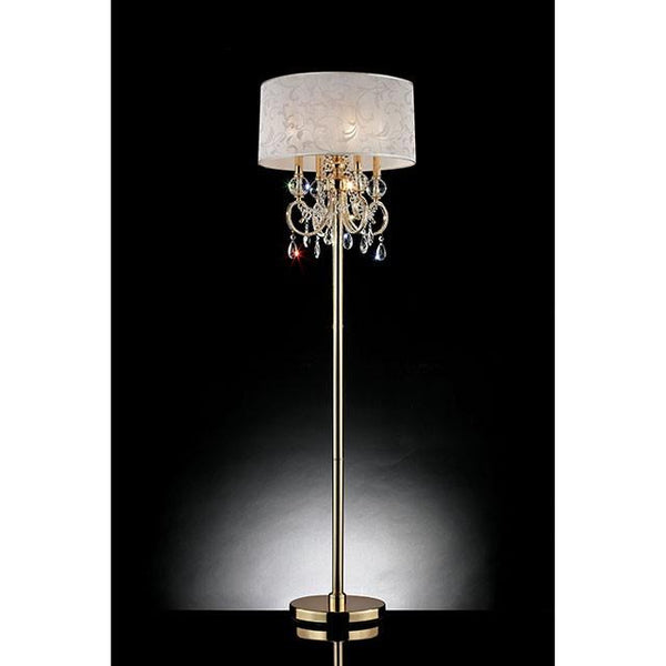 Deborah Gold 63"H Gold Floor Lamp - My Sweet Home Furniture (Queens, NY)