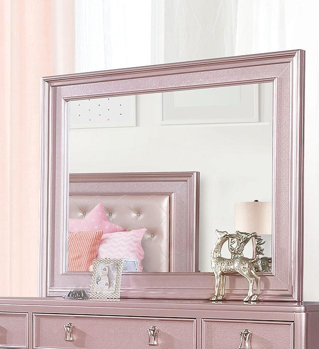 Ariston Rose Pink Mirror - My Sweet Home Furniture (Queens, NY)