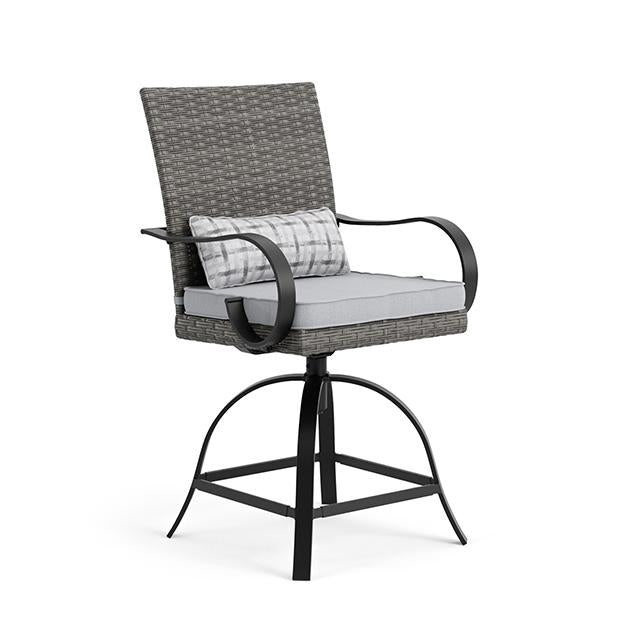 Arosa Counter Ht. Swivel Arm Chair (2/CTN) - My Sweet Home Furniture (Queens, NY)