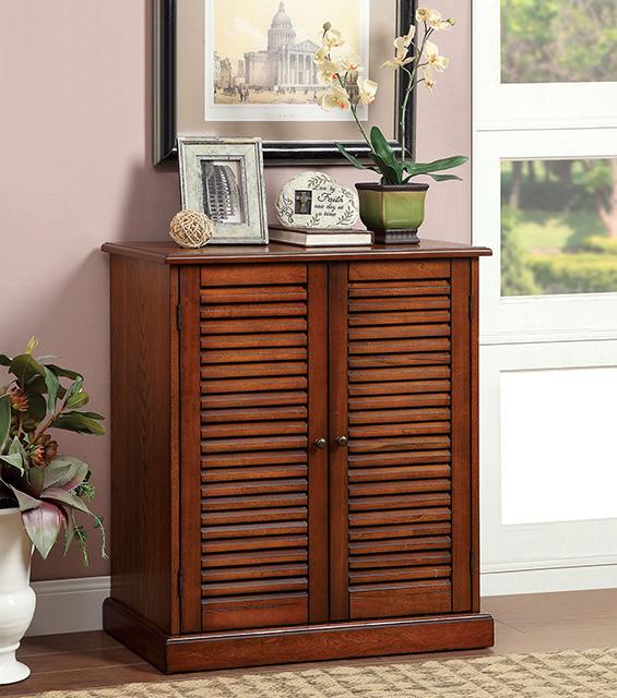 Della Oak Shoe Cabinet - My Sweet Home Furniture (Queens, NY)