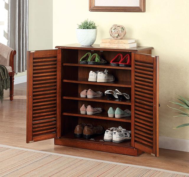 Della Oak Shoe Cabinet - My Sweet Home Furniture (Queens, NY)