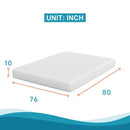 Artemisia 10" E.King, Full, Twin, & Queen Memory Foam Mattress