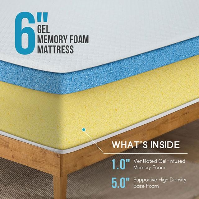 6" Memory Foam Mattress Artemisia - My Sweet Home Furniture (Queens, NY)