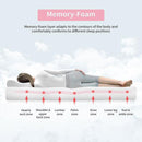 Artemisia 8" Cal. King, E.King, Full, & Queen Memory Foam Mattress