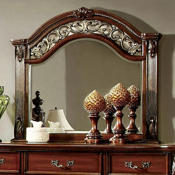ARTHUR Brown Cherry Mirror - My Sweet Home Furniture (Queens, NY)