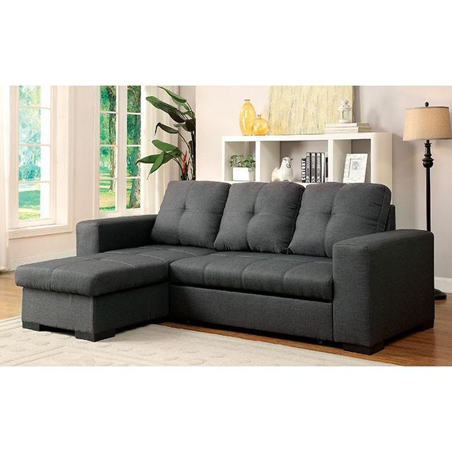 DENTON Sectional, Gray - My Sweet Home Furniture (Queens, NY)