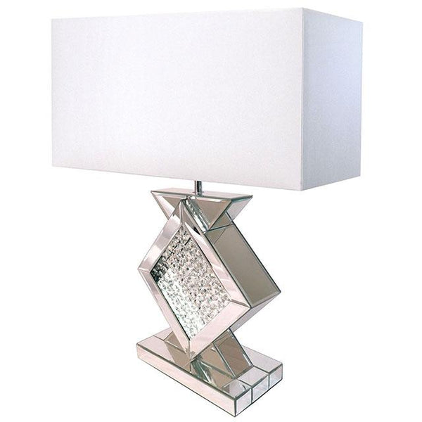 DESMA Table Lamp, Champagne/White - My Sweet Home Furniture (Queens, NY)