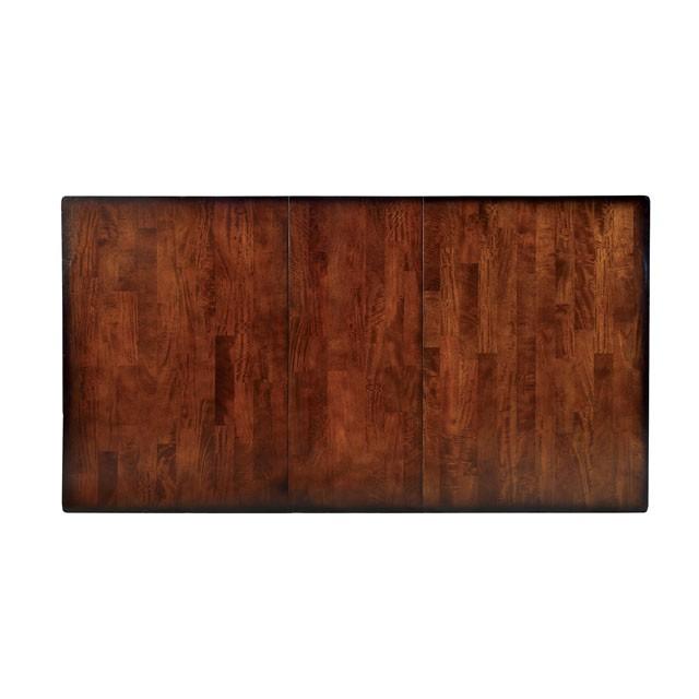 DICKINSON I Dark Cherry Dining Table w/ 18" Leaf - My Sweet Home Furniture (Queens, NY)
