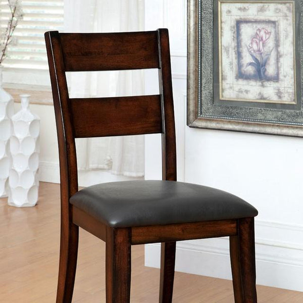 DICKINSON I Dark Cherry Side Chair (2/CTN) - My Sweet Home Furniture (Queens, NY)