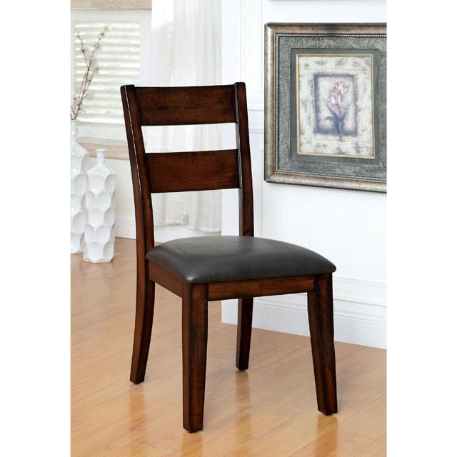 DICKINSON I Dark Cherry Side Chair (2/CTN) - My Sweet Home Furniture (Queens, NY)