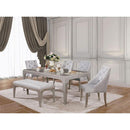 DIOCLES Silver/Gray Dining Table - My Sweet Home Furniture (Queens, NY)