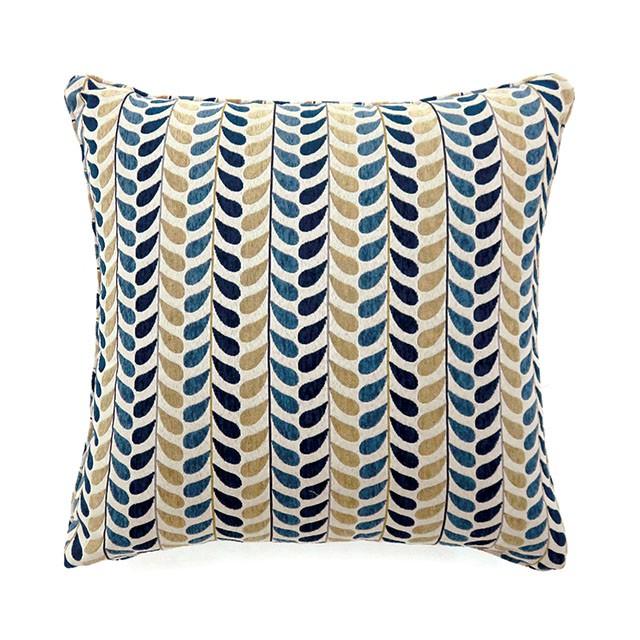 DROPP 18" X 18" Pillow, Blue & Yellow (2/CTN) - My Sweet Home Furniture (Queens, NY)