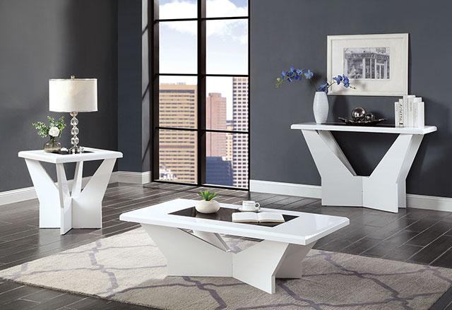 DUBENDORF Coffee Table, White - My Sweet Home Furniture (Queens, NY)
