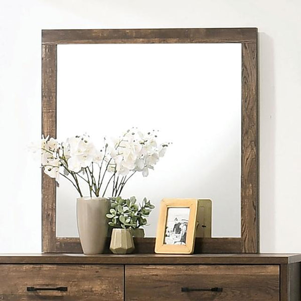 DUCKWORTH Mirror, Light Walnut - My Sweet Home Furniture (Queens, NY)