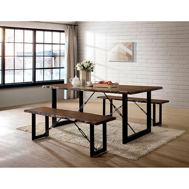 Dulce Walnut Bench - My Sweet Home Furniture (Queens, NY)