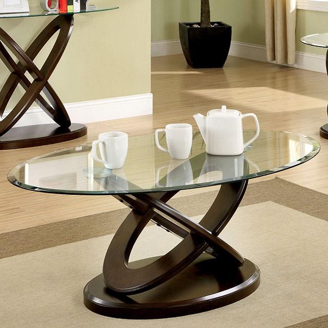 Atwood II Dark Walnut Coffee Table - My Sweet Home Furniture (Queens, NY)