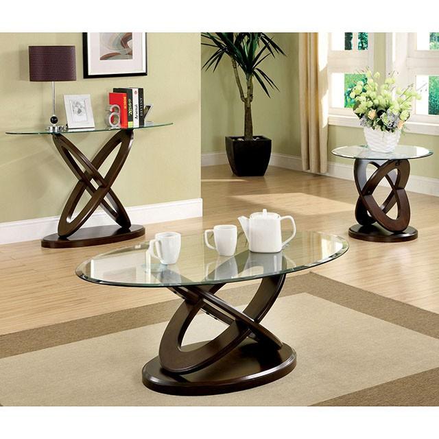 Atwood II Dark Walnut Sofa Table - My Sweet Home Furniture (Queens, NY)