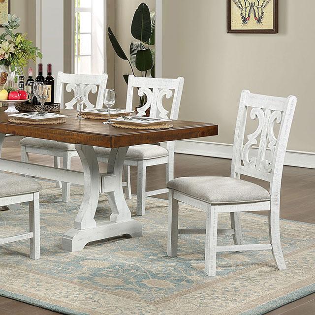 Auletta Transitional Dining Table Round & Squre - My Sweet Home Furniture (Queens, NY)