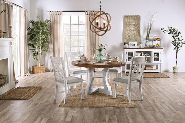 Auletta Transitional Dining Table Round & Squre - My Sweet Home Furniture (Queens, NY)