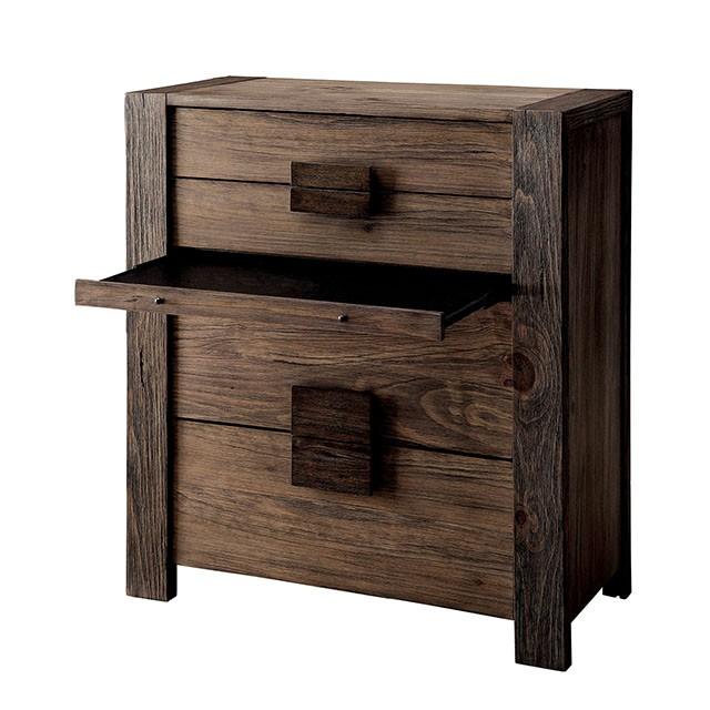 AVEIRO Rustic Natural Tone Chest - My Sweet Home Furniture (Queens, NY)