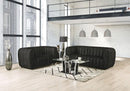 AVERSA Sofa, Black, Gray, & White