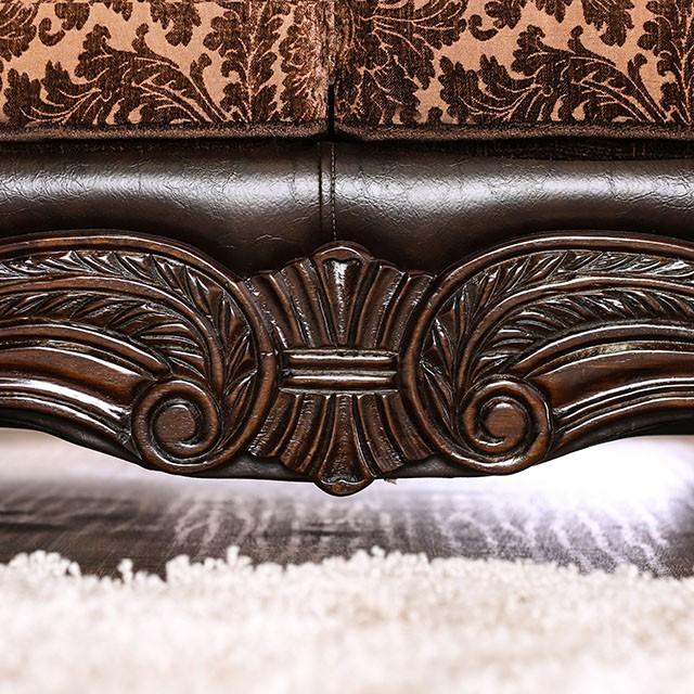 ELPIS Brown/Espresso Sofa - My Sweet Home Furniture (Queens, NY)