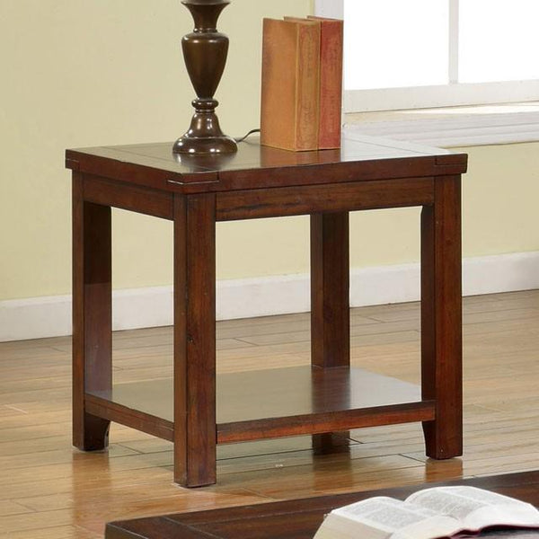 ESTELL Dark Cherry End Table, Cherry - My Sweet Home Furniture (Queens, NY)