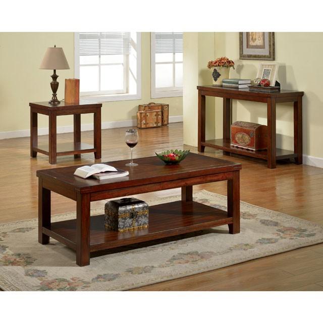 ESTELL Dark Cherry End Table, Cherry - My Sweet Home Furniture (Queens, NY)