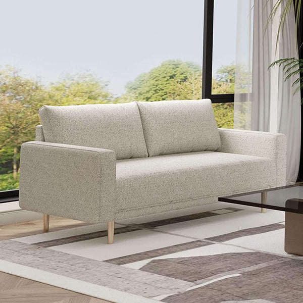 ELVERUM Loveseat, Off-White - My Sweet Home Furniture (Queens, NY)
