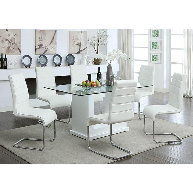 Eva 7 Pc Dining Table Set - My Sweet Home Furniture (Queens, NY)